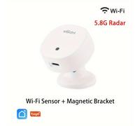 TEMU di rilevamento radar per presenza umana utilizzando tecnologia Zigbee/Wifi Mmwave, controllabile tramite app Tuya/Smart Life e