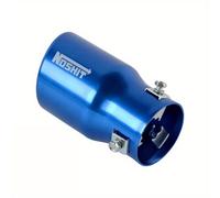 TEMU di Silenziatore per Auto Blu a Forma con Tubo Dritto 63mm 2.5'' di