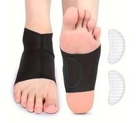 TEMU di supporto in silicone, tutore a compressione per piedi e piedi con - plantari per dei piedi per , cuscinetti plantari resistenti e lavabili