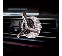 TEMU Diffusore di per auto, porta per condizionatore d'aria auto, ventola con elica, decorazione auto a con diamanti, per auto, interessante ornamento per auto, ciondolo mini, porta ,