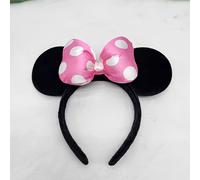 TEMU Disney Autorizzato: Cerchietto con Orecchie di e a Rossi | Accessorio per Capelli a Tema , Materiale Scolastico, Scolastico, per Tematico, Regali di Decorazioni per Feste