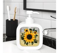 TEMU Dispenser di Liquido Ricaricabile a Vivace - Bottiglia per e Lozione con Plastica Senza , per Lavello Cucina e Bagno - Igienico Ricaricabile (Non Monouso) - Decorativo per Fai da Te