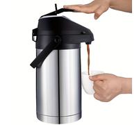 TEMU Dispenser per Bevande e Fredde , Dispenser per Caffè, Urna Termica in Acciaio Inossidabile