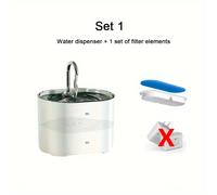 TEMU Distributore intelligente per animali domestici .2L con livello dell'acqua , che fa i dell'acqua e garantisce un'acqua sana per gli animali domestici