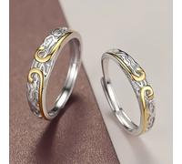 TEMU Due anelli da vintage di gamma e per , caratterizzati da un design di tendenza che può . Questi anelli come aggiunta per i fan di anime e , ideali per di matrimonio, confessioni