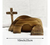 TEMU È Risorto" di Risurrezione in Legno per - Decorazione della Vuota con Croce, e Verde - Decorazione Cristiana per Vassoio a Livelli o , Arredamento per la Casa | | Decorazione in Legno , Natale