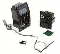 TEMU Equalizzatore EQ a 5 bande per chitarra acustica piezoelettrico e accordatore LCD, con per , , alti e volume