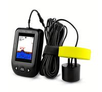 TEMU Erchang XF03 100M Sonar Portatile, 45 Gradi di Copertura Sonar, Alarma Sonar per Pesca, Trasduttore Sonar per Pesca, Echo Sounder, IP68 Impermeabile, Senza Batteria