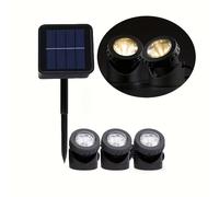 TEMU Fari Solari per Stagno, Luce LED Solare Sottomarina IP65 per Illuminazione Paesaggistica, e Giardino, Fontana o Stagno Esterno (1pz/2pz/3pz)