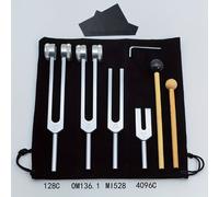 TEMU Ff Bonfires Premium Set di 6 Diapason in di Alluminio - 128C, Om136.1, e 4096C per Strumenti a Percussione