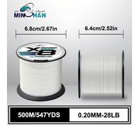 TEMU Filo da pesca super resistente disponibile in 328 iarde, 547 iarde, 300 , con un design multifilamento PE a 8 che all'abrasione, per lunghi e fluidi a distanza con da 12, 25, 40, 60 e 80 libbre