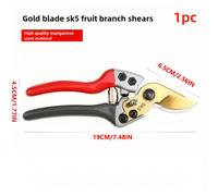 TEMU Forbici da Potatura Professionali per Giardino - Robuste, Salva-Lavoro, Lama Metallica per Rami Spessi & Alberi da Frutto - Strumento per del Prato