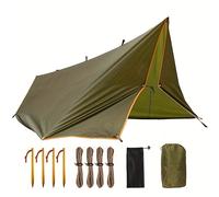 TEMU FREE SOLDIER Telo Portatile Defender per Campeggio, Resistente o Amaca, Grande Tela per Escursioni e Attività All' 10*10 Piedi, per 4 o 6 Persone