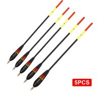 TEMU FTK Set di 5 galleggianti da pesca, a con variabili per la pesca alla carpa in , senza batteria