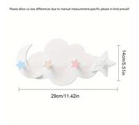 TEMU Ganci a Muro Fai da Te Nuvola e Luna - Decorazione per Pareti per Feste e Stanze