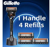 TEMU Gillette PROGLIDE Rasoio 1 Lame 4 Ricariche 1 Base e Manuale Rasoio da Lame a 5