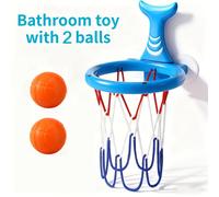 TEMU Giocattolo da bagno a forma di da basket con animali | Plastica blu, per il divertimento in bagno e in spiaggia, regalo Valentino e compleanno
