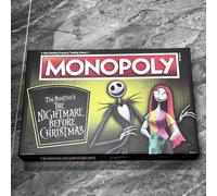 TEMU Hasbro Monopoly The Nightmare Before Christmas Gioco da Tavolo, Divertente Gioco di Qualità, per Attività di Festa e Intrattenimento