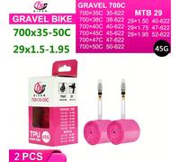 TEMU interno Difen TPU 700C per bici GRAVEL, compatibile con pneumatici 700X35-50C, per dimensioni 35C, 38C, 40C, 45C e 50C. anche per pneumatici MTB 29X1.5-1.95, peso 45G