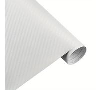 TEMU Karlor Pellicola Adesiva 3D in Fibra di Carbonio 25cmx200cm per Auto e Moto, Impermeabile, e Decorativa, Accessori Auto