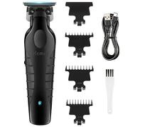 TEMU Kemei KM-2299 Tagliacapelli Professionale con Batteria, Regolabarba Ricaricabile USB, un per , Offre Qualità Professionale per Uso