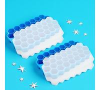 TEMU KEMORELA Set da 4 pezzi (2 Stampi + 2 Coperchi) a d'Ape da 37 per con . per l'Estate, per Preparare Birra Ghiacciata, Whisky Freddo. Facile da Pulire ed Elastico