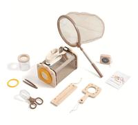 TEMU Kit all', Kit per Catturare Insetti, Kit da Campeggio in Legno, Giocattoli per l'Esplorazione della , Esplorazione della Fauna Selvatica, Giochi all' Genitore-Figlio, Regali di Natale/Compleanno