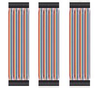 TEMU Kit assortimento di cavi jumper per , 80pz/120pz, connettori -, -, -, 2.54mm a 2.54mm, cavi da 20CM per Esp32