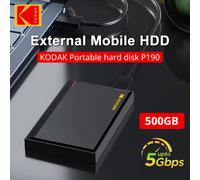TEMU KODAK Hard Disk Esterno Portatile 500GB USB 3.0 | Plug-and-Play, Compatibile con Windows/Mac, Nessuna Installazione di Software Richiesta, per il Backup di Foto, Video e File
