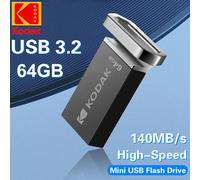TEMU KODAK Mini USB3.2 Chiavetta USB 128GB 64GB 32GB ad Velocità in Metallo per Auto, Computer
