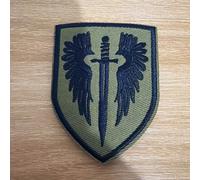 TEMU La ricamatura della spada, con il patch ricamato dell' per il gilet tattico, un supporto ed è adatta come distintivo morale, adesivo decorativo o bracciale per abbigliamento