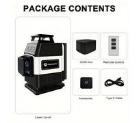 TEMU Laser Portatile Mini Linee Verde con Livellamento e Interfaccia