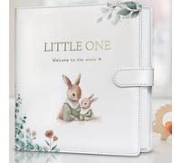 TEMU Libro dei Ricordi per Bambini 0-5 Anni - e Album Fotografico per i Primi 5 Anni, Registro per Nascita, , Primi Passi - come Ricordo per Baby Shower e Regalo per Neo Mamme