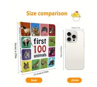 TEMU Libro di supporto didattico completo per bambini in inglese da 11 pagine, per riconoscere il vocabolario che i bambini adorano