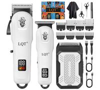 TEMU LQT Set Multifunzione 3 Pezzi per , Rifinitore per Capelli, Regolabarba e Rasoio a Spazzola Alternante, Ricaricabile - con Funzione di Lunghezza Regolabile, Batteria a Lunga , per Uso e
