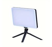 TEMU Luce di riempimento per live streaming, luce LED professionale per fotografia di cibo, piccolo pannello piatto da tavolo con faretto a messa a fuoco morbida