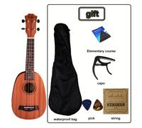 TEMU L'ukulele da 21 pollici a forma di ananas è finemente realizzato in legno di , offrendo una sensazione e una qualità del suono eccellenti, il che lo rende ai principianti i generi.