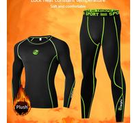 TEMU Maglia termica lunga da foderata per l', adatta al freddo in , e inverno, di base per sport, fitness, sci all' e