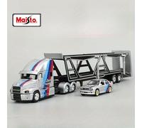 TEMU Maisto e 1988 BMW M3 con Rimorchio, di Auto Rimorchio Die-Cast, Trasportatore Ingegneristico, Regalo da