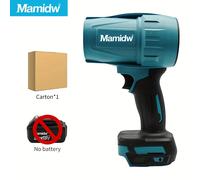 TEMU Mamidw Soffiatore Elettrico Turbo Brushless Ventilatore di Raffreddamento Asciugatore Strumento di Raffreddamento ad Aria Portatile per Pin Batteria Makita 18V