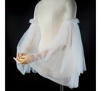 TEMU Maniche in Mesh Boho Chic da Donna - Design Elegante a Spalla Unica per Matrimoni, Feste &