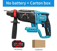 TEMU Martello Rotopercussore SDS Plus 3 Funzioni per Makita 18V (Solo Attrezzo Senza Batteria) | Motore Brushless, Frizione di & 1500 BPM | per Foratura, Scalpellatura e Demolizione del Cemento