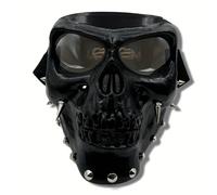TEMU Maschera da Ciclismo Stile Punk con Horror, Maschera Regolabile Antivento per Halloween, Feste e Role-Playing, per Outdoor