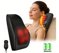 TEMU Massaggiatore Elettrico Senza con Massaggio Shiatsu e Riscaldamento, Rotazione Bidirezionale, Copertura Massaggio e Delicata, Regalo di Natale per e Donne