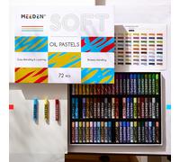 TEMU MEEDEN Set di a Olio Morbidi: 48/72 Colori per , Principianti e Adulti - Strumenti da Disegno Vibranti per Pittura, e Stratificazione