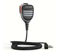 TEMU Microfono Altoparlante Originale Baofeng con Suono ad Definizione, di Comando, Cuffia con Volume e 2 Pin Tipo K per UV-K5/UV-K6/ Plus/BF-888S con Testa Universale K-Walkie Talkie