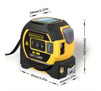 TEMU MIGPRC Metro a nastro in acciaio con laser ad precisione