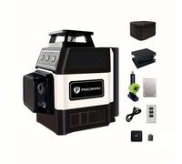 TEMU Mini a 12 linee con luce verde, precisione, linea e , laser a infrarossi per allineamento pavimenti e pareti