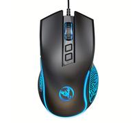 TEMU Mouse Cablato USB HXSJ con Retroilluminazione Colorata, 7 Pulsanti, Tracciamento Ottico, Plug-and-Play, per Casa, Ufficio - X100