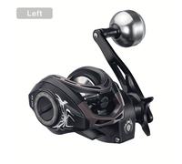 TEMU Mulinello Baitcasting HAUT TON Black - 6.3:1, Drag Max 15.43Lbs, 5+1BB per Pesca in Acqua e ,